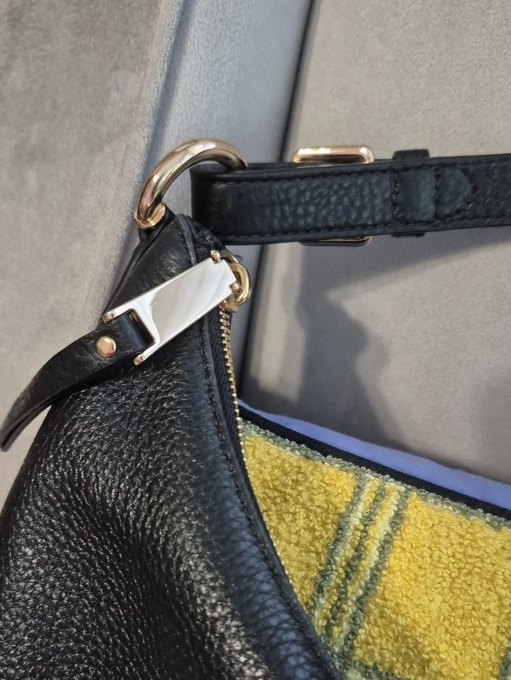 MICHAEL KORS Lupita Black Leather Hobo Bag